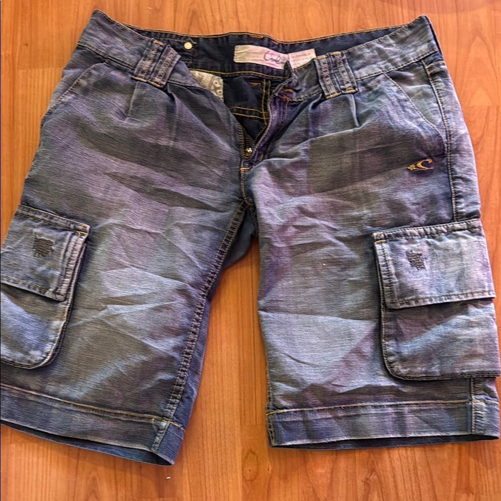 O'Neill Blue Cargo Shorts Sturdy Cotton Blend